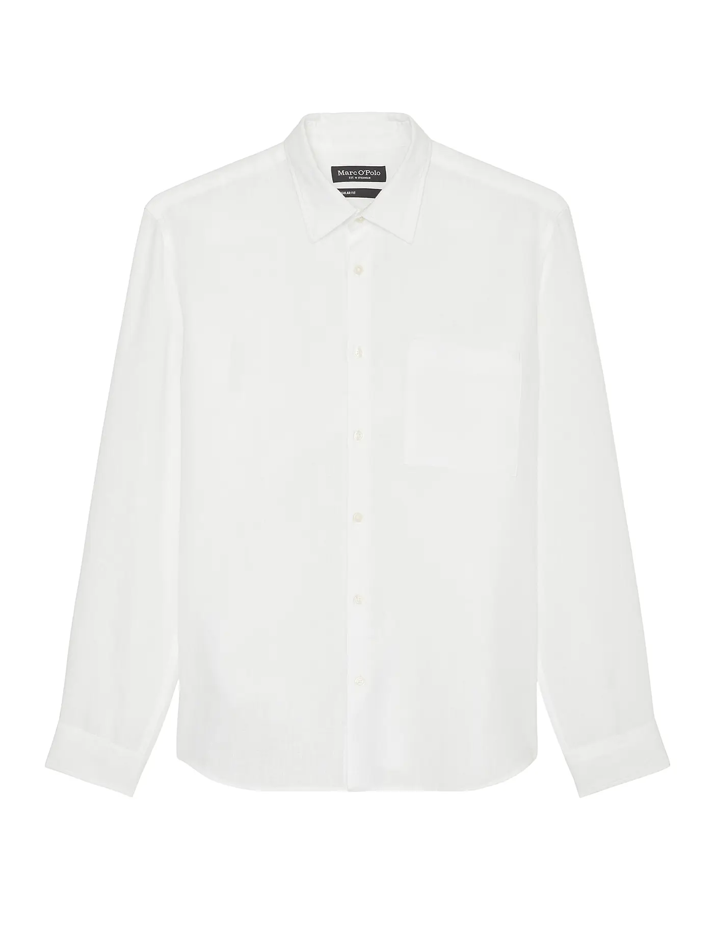 MARC O'POLO | Leinenhemd Regular Fit | weiss